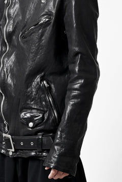 画像をギャラリービューアに読み込む, ISAMU KATAYAMA BACKLASH DOUBLE BREASTED JACKET / DOUBLE-SHOULDER OBJECT DYED (BLACK)