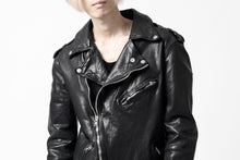 画像をギャラリービューアに読み込む, ISAMU KATAYAMA BACKLASH DOUBLE BREASTED JACKET / DOUBLE-SHOULDER OBJECT DYED (BLACK)