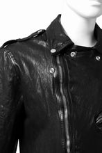 Load image into Gallery viewer, ISAMU KATAYAMA BACKLASH DOUBLE BREASTED JACKET / DOUBLE-SHOULDER OBJECT DYED (BLACK)