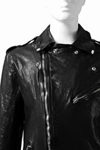 Load image into Gallery viewer, ISAMU KATAYAMA BACKLASH DOUBLE BREASTED JACKET / DOUBLE-SHOULDER OBJECT DYED (BLACK)