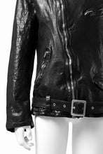 Load image into Gallery viewer, ISAMU KATAYAMA BACKLASH DOUBLE BREASTED JACKET / DOUBLE-SHOULDER OBJECT DYED (BLACK)