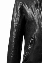 Load image into Gallery viewer, ISAMU KATAYAMA BACKLASH DOUBLE BREASTED JACKET / DOUBLE-SHOULDER OBJECT DYED (BLACK)