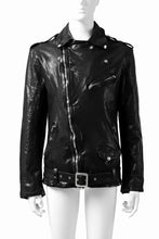 Load image into Gallery viewer, ISAMU KATAYAMA BACKLASH DOUBLE BREASTED JACKET / DOUBLE-SHOULDER OBJECT DYED (BLACK)