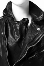 Load image into Gallery viewer, ISAMU KATAYAMA BACKLASH DOUBLE BREASTED JACKET / DOUBLE-SHOULDER OBJECT DYED (BLACK)