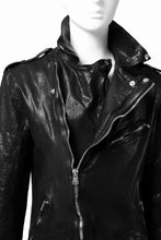 Load image into Gallery viewer, ISAMU KATAYAMA BACKLASH DOUBLE BREASTED JACKET / DOUBLE-SHOULDER OBJECT DYED (BLACK)