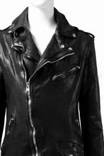 Load image into Gallery viewer, ISAMU KATAYAMA BACKLASH DOUBLE BREASTED JACKET / DOUBLE-SHOULDER OBJECT DYED (BLACK)