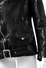 Load image into Gallery viewer, ISAMU KATAYAMA BACKLASH DOUBLE BREASTED JACKET / DOUBLE-SHOULDER OBJECT DYED (BLACK)