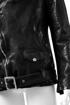 Load image into Gallery viewer, ISAMU KATAYAMA BACKLASH DOUBLE BREASTED JACKET / DOUBLE-SHOULDER OBJECT DYED (BLACK)