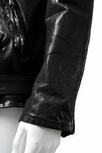 Load image into Gallery viewer, ISAMU KATAYAMA BACKLASH DOUBLE BREASTED JACKET / DOUBLE-SHOULDER OBJECT DYED (BLACK)