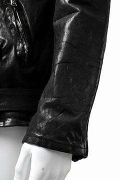 Load image into Gallery viewer, ISAMU KATAYAMA BACKLASH DOUBLE BREASTED JACKET / DOUBLE-SHOULDER OBJECT DYED (BLACK)