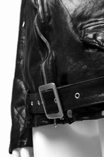 Load image into Gallery viewer, ISAMU KATAYAMA BACKLASH DOUBLE BREASTED JACKET / DOUBLE-SHOULDER OBJECT DYED (BLACK)