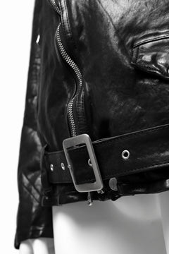 Load image into Gallery viewer, ISAMU KATAYAMA BACKLASH DOUBLE BREASTED JACKET / DOUBLE-SHOULDER OBJECT DYED (BLACK)