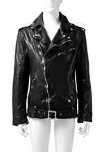 Load image into Gallery viewer, ISAMU KATAYAMA BACKLASH DOUBLE BREASTED JACKET / DOUBLE-SHOULDER OBJECT DYED (BLACK)