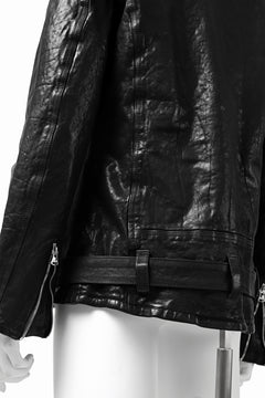 Load image into Gallery viewer, ISAMU KATAYAMA BACKLASH DOUBLE BREASTED JACKET / DOUBLE-SHOULDER OBJECT DYED (BLACK)