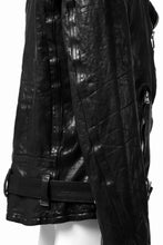 Load image into Gallery viewer, ISAMU KATAYAMA BACKLASH DOUBLE BREASTED JACKET / DOUBLE-SHOULDER OBJECT DYED (BLACK)