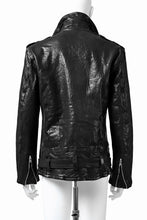 Load image into Gallery viewer, ISAMU KATAYAMA BACKLASH DOUBLE BREASTED JACKET / DOUBLE-SHOULDER OBJECT DYED (BLACK)