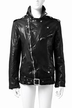 Load image into Gallery viewer, ISAMU KATAYAMA BACKLASH DOUBLE BREASTED JACKET / DOUBLE-SHOULDER OBJECT DYED (BLACK)