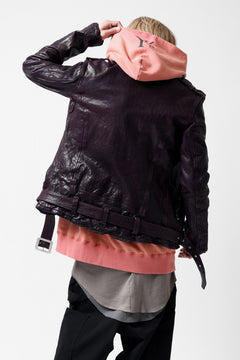 画像をギャラリービューアに読み込む, Y's REGULAR FIT LOGO SWEATER HOODIE - used finish (PINK)