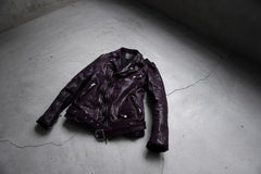 Load image into Gallery viewer, ISAMU KATAYAMA BACKLASH DOUBLE BREASTED JACKET / DOUBLE-SHOULDER OBJECT DYED (PURPLE)