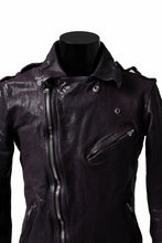 Load image into Gallery viewer, ISAMU KATAYAMA BACKLASH DOUBLE BREASTED JACKET / DOUBLE-SHOULDER OBJECT DYED (PURPLE)