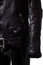 Load image into Gallery viewer, ISAMU KATAYAMA BACKLASH DOUBLE BREASTED JACKET / DOUBLE-SHOULDER OBJECT DYED (PURPLE)