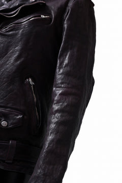Load image into Gallery viewer, ISAMU KATAYAMA BACKLASH DOUBLE BREASTED JACKET / DOUBLE-SHOULDER OBJECT DYED (PURPLE)