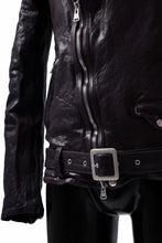Load image into Gallery viewer, ISAMU KATAYAMA BACKLASH DOUBLE BREASTED JACKET / DOUBLE-SHOULDER OBJECT DYED (PURPLE)