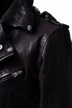Load image into Gallery viewer, ISAMU KATAYAMA BACKLASH DOUBLE BREASTED JACKET / DOUBLE-SHOULDER OBJECT DYED (PURPLE)