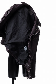 Load image into Gallery viewer, ISAMU KATAYAMA BACKLASH DOUBLE BREASTED JACKET / DOUBLE-SHOULDER OBJECT DYED (PURPLE)