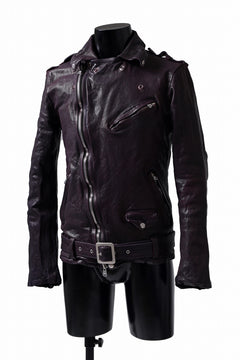Load image into Gallery viewer, ISAMU KATAYAMA BACKLASH DOUBLE BREASTED JACKET / DOUBLE-SHOULDER OBJECT DYED (PURPLE)