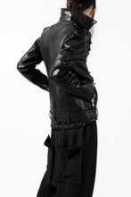 Load image into Gallery viewer, ISAMU KATAYAMA BACKLASH DOUBLE BREASTED JACKET / DOUBLE-SHOULDER OBJECT DYED (BLACK)