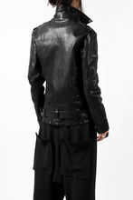 Load image into Gallery viewer, ISAMU KATAYAMA BACKLASH DOUBLE BREASTED JACKET / DOUBLE-SHOULDER OBJECT DYED (BLACK)