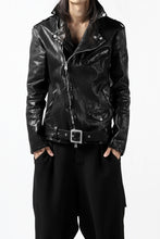Load image into Gallery viewer, ISAMU KATAYAMA BACKLASH DOUBLE BREASTED JACKET / DOUBLE-SHOULDER OBJECT DYED (BLACK)
