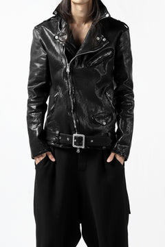 Load image into Gallery viewer, ISAMU KATAYAMA BACKLASH DOUBLE BREASTED JACKET / DOUBLE-SHOULDER OBJECT DYED (BLACK)