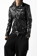 Load image into Gallery viewer, ISAMU KATAYAMA BACKLASH DOUBLE BREASTED JACKET / DOUBLE-SHOULDER OBJECT DYED (BLACK)
