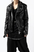 画像をギャラリービューアに読み込む, ISAMU KATAYAMA BACKLASH DOUBLE BREASTED JACKET / DOUBLE-SHOULDER OBJECT DYED (BLACK)