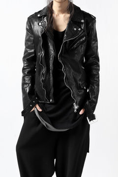 Load image into Gallery viewer, ISAMU KATAYAMA BACKLASH DOUBLE BREASTED JACKET / DOUBLE-SHOULDER OBJECT DYED (BLACK)