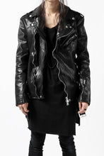 画像をギャラリービューアに読み込む, ISAMU KATAYAMA BACKLASH DOUBLE BREASTED JACKET / DOUBLE-SHOULDER OBJECT DYED (BLACK)