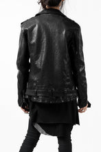 Load image into Gallery viewer, ISAMU KATAYAMA BACKLASH DOUBLE BREASTED JACKET / DOUBLE-SHOULDER OBJECT DYED (BLACK)