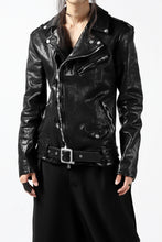 Load image into Gallery viewer, ISAMU KATAYAMA BACKLASH DOUBLE BREASTED JACKET / DOUBLE-SHOULDER OBJECT DYED (BLACK)