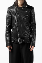 Load image into Gallery viewer, ISAMU KATAYAMA BACKLASH DOUBLE BREASTED JACKET / DOUBLE-SHOULDER OBJECT DYED (BLACK)