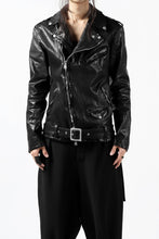 Load image into Gallery viewer, ISAMU KATAYAMA BACKLASH DOUBLE BREASTED JACKET / DOUBLE-SHOULDER OBJECT DYED (BLACK)