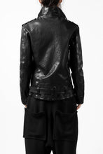 Load image into Gallery viewer, ISAMU KATAYAMA BACKLASH DOUBLE BREASTED JACKET / DOUBLE-SHOULDER OBJECT DYED (BLACK)