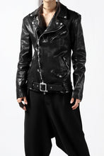 Load image into Gallery viewer, ISAMU KATAYAMA BACKLASH DOUBLE BREASTED JACKET / DOUBLE-SHOULDER OBJECT DYED (BLACK)