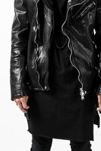 Load image into Gallery viewer, ISAMU KATAYAMA BACKLASH DOUBLE BREASTED JACKET / DOUBLE-SHOULDER OBJECT DYED (BLACK)