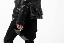 Load image into Gallery viewer, ISAMU KATAYAMA BACKLASH DOUBLE BREASTED JACKET / DOUBLE-SHOULDER OBJECT DYED (BLACK)