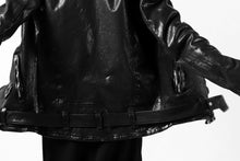 Load image into Gallery viewer, ISAMU KATAYAMA BACKLASH DOUBLE BREASTED JACKET / DOUBLE-SHOULDER OBJECT DYED (BLACK)