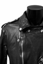 画像をギャラリービューアに読み込む, ISAMU KATAYAMA BACKLASH DOUBLE BREASTED JACKET / DOUBLE-SHOULDER OBJECT DYED (BLACK)