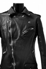画像をギャラリービューアに読み込む, ISAMU KATAYAMA BACKLASH DOUBLE BREASTED JACKET / DOUBLE-SHOULDER OBJECT DYED (BLACK)