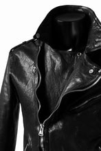 Load image into Gallery viewer, ISAMU KATAYAMA BACKLASH DOUBLE BREASTED JACKET / DOUBLE-SHOULDER OBJECT DYED (BLACK)